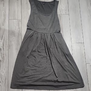 SHEIN Dark Gray Sleeveless Midi Dress